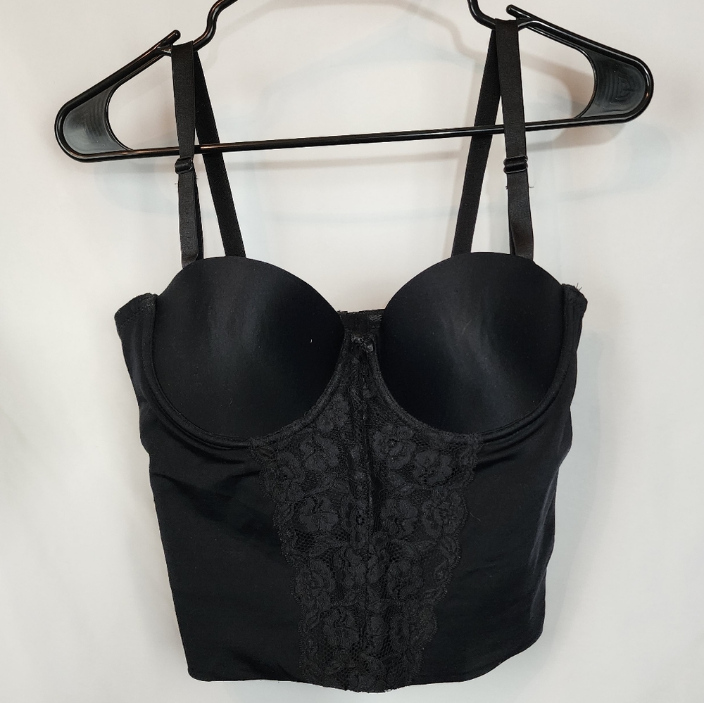 Secret Treasures Black Lace Bustier